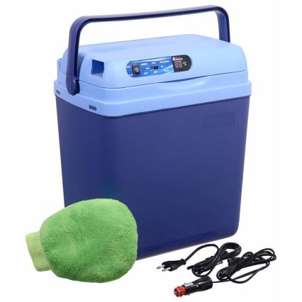 Jäähdytyslaatikko näytöllä 48 W/230 V/12 V, 25 l, sininen