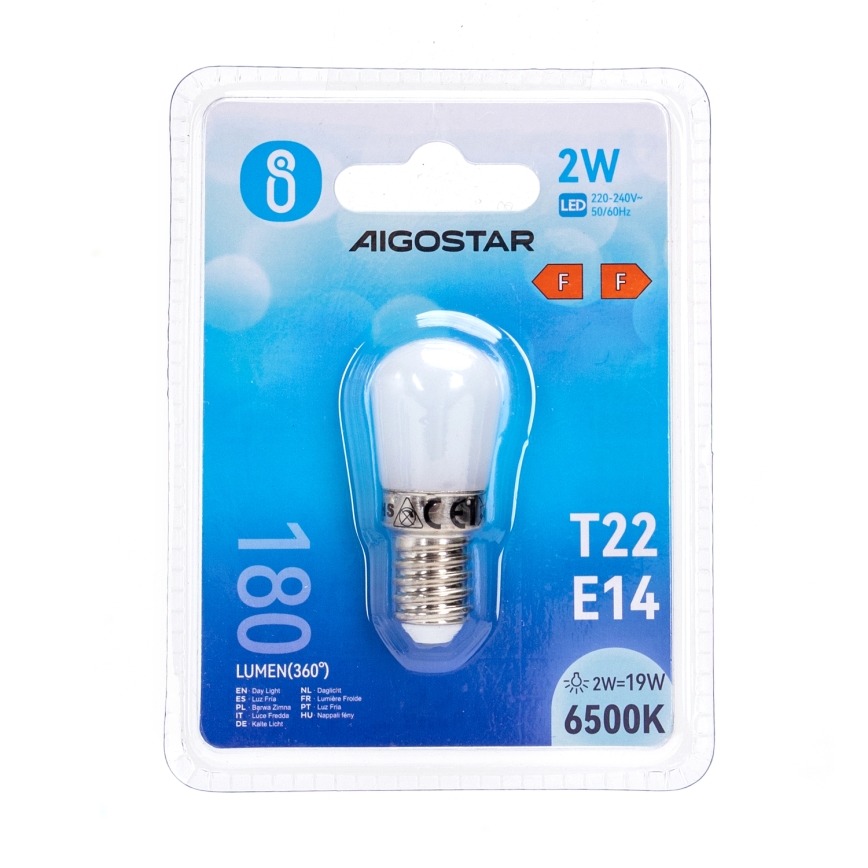 jääkaapin LED-polttimo T22 E14/2W/230V 6500K - Aigostar
