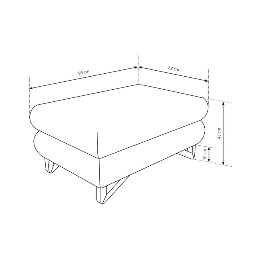 Jakkara AVESTA 63x95 cm harmaa