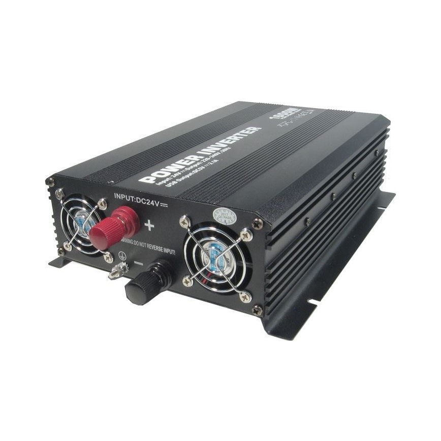 Jännitteen muunnin 1600W/12V/230V + USB