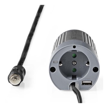 Jännitteenmuunnin 100W/12/230V + USB