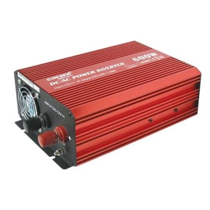 Jännitteenmuunnin CARSPA 600W/12/230V + USB