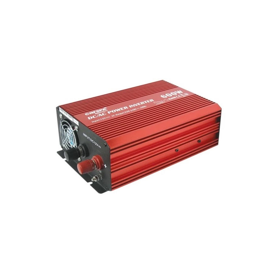 Jännitteenmuunnin CARSPA 600W/12/230V + USB