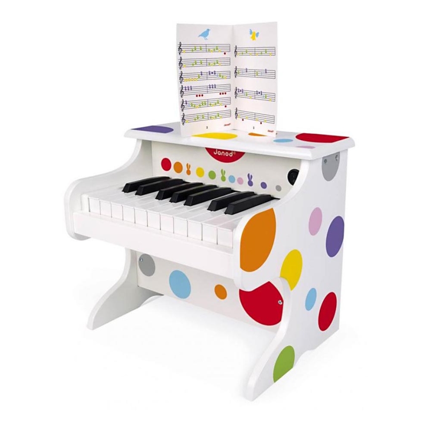 Janod - Elektroninen piano CONFETTI 4xAA