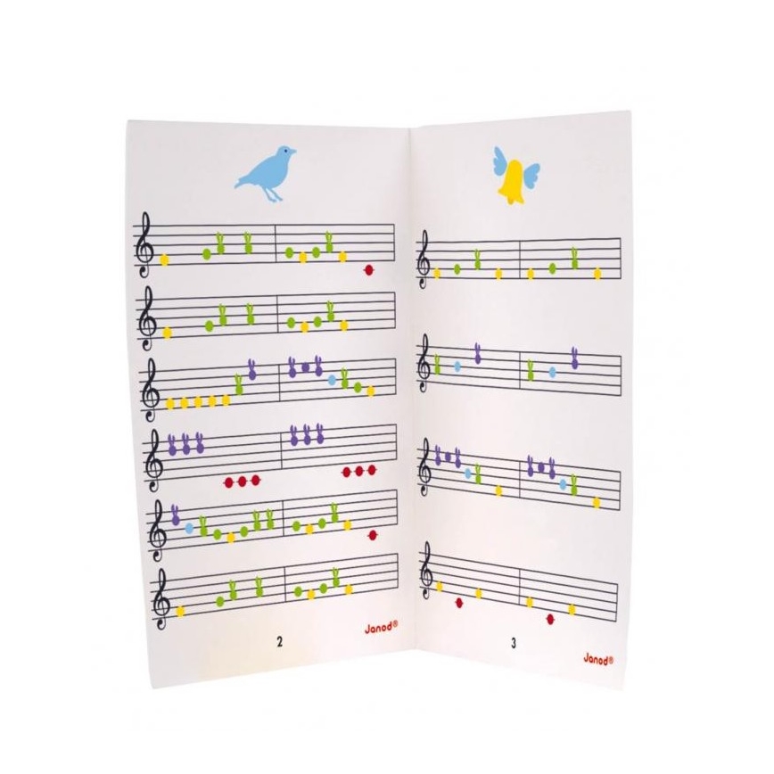 Janod - Elektroninen piano CONFETTI 4xAA