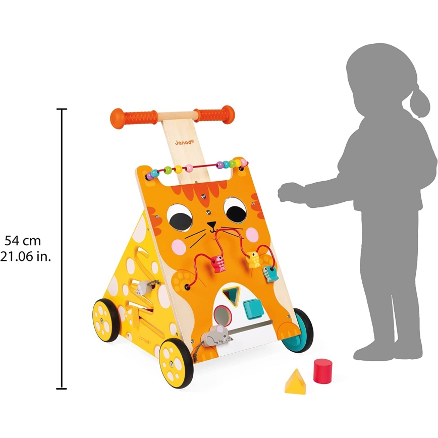 Janod - Kävelytuki aktiviteeteilla kissa