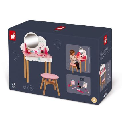 Janod - Lasten kosmetiikkapöytä CANDY CHIC