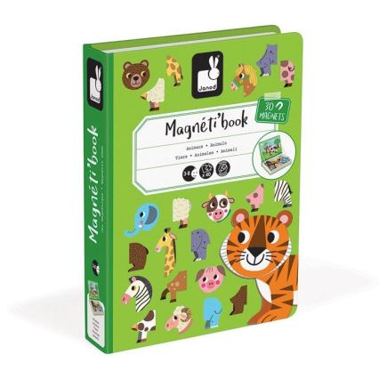 Janod - Magneettinen interaktiivinen setti MAGNETIBOOK eläimet
