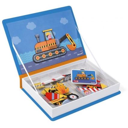 Janod - Magneettinen interaktiivinen setti MAGNETIBOOK kuljetusväline
