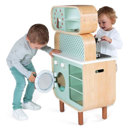Janod - Puinen keittiö 2in1 REVERSO