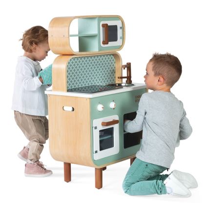 Janod - Puinen keittiö 2in1 REVERSO