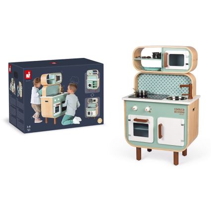 Janod - Puinen keittiö 2in1 REVERSO