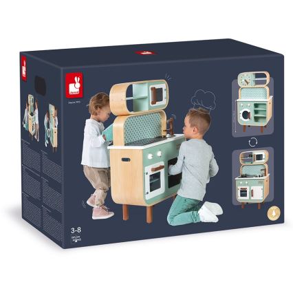 Janod - Puinen keittiö 2in1 REVERSO
