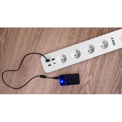 Jatkojohto 1,5 m 4Z + 4xUSB Wi-Fi