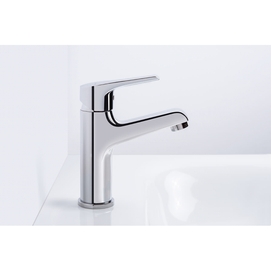 JIKA H3111W10049101 - Altaan hana CUBE 17,9 cm Cold Start/kiiltävä kromi