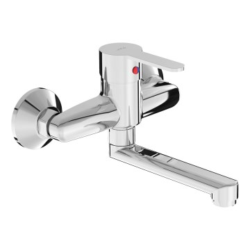 JIKA H3111Z70042201 - Altaan hana LYRA 15x20,1 cm kiiltävä kromi