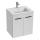 JIKA H4536111763001 - Kylpyhuonekaappi altaan kanssa CUBE 60,7x55 cm valkoinen