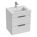 JIKA H4536121763001 - Kylpyhuonekaappi altaan kanssa CUBE 60,7x55 cm valkoinen
