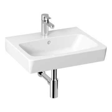 JIKA H8103810001041 - Seinään ripustettava allas LYRA 55x45 cm keramiikka/valkoinen