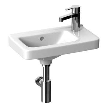 JIKA H8114240001061 - Seinään ripustettava allas CUBITO 45x25 cm keramiikka/valkoinen