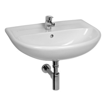 JIKA H8143810001041 - Seinään ripustettava allas LYRA 50x40,1 cm keramiikka/valkoinen