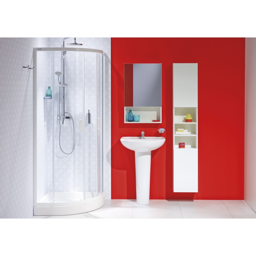 JIKA H8143820001041 - Seinään ripustettava allas LYRA 55x45 cm keramiikka/valkoinen