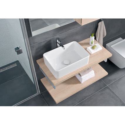 JIKA H8184230001121 - Työtasoallas CUBITO 50x35 cm keramiikka/valkoinen