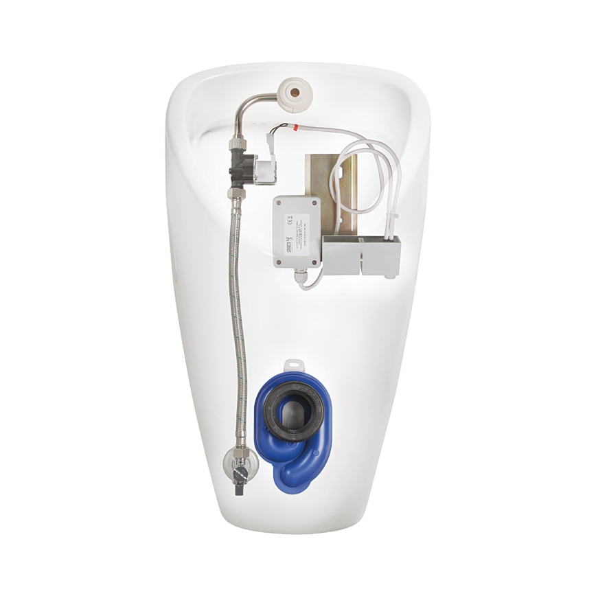 JIKA H8430700004901 - Pisuaari anturilla GOLEM 230V sisäinen sisääntulo, takapoisto keramiikka/valkoinen