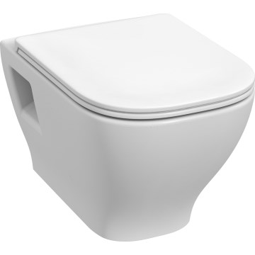 JIKA H8666160000001 - Seinään asennettava WC-istuin DEEP keramiikka/valkoinen + istuinkansi SoftClose DEEP duroplasti/valkoinen