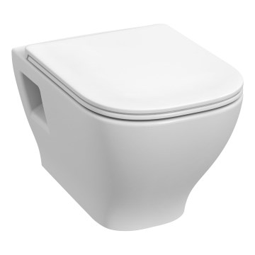 JIKA H8666160000001 - Seinään asennettava WC-istuin DEEP keramiikka/valkoinen + SoftClose WC-kansi DEEP duroplast/valkoinen