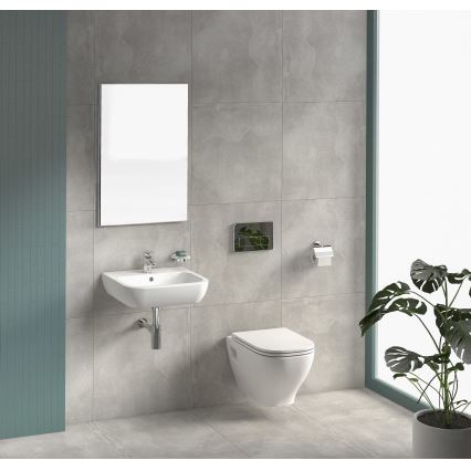 JIKA H8666160000001 - Seinään asennettava WC-istuin DEEP keramiikka/valkoinen + SoftClose WC-kansi DEEP duroplast/valkoinen