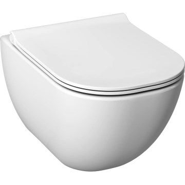 JIKA H8667140000001 - Seinään asennettava WC MIO keramiikka/valkoinen + WC-kansi SoftClose MIO duroplasti/valkoinen