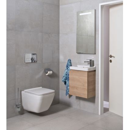 JIKA H8669540000001 - Seinään asennettava WC-istuin PURE, keramiikka/valkoinen + SoftClose WC-kansi PURE, duroplasti/valkoinen