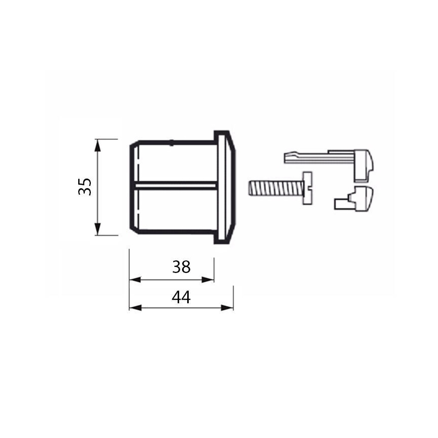 JIKA H8913630000001 - Huuhtelupainike DUAL LYRA/DEEP kiillotettu kromi
