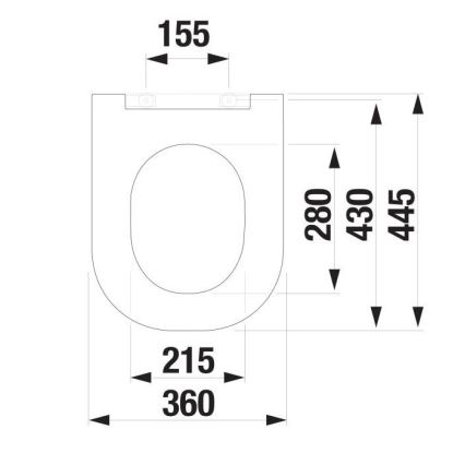 JIKA H8917160000631 - WC-istuin SoftClose MIO duroplast/valkoinen