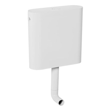 JIKA H8937100000001 - MODUL-huuhtelusäiliö, sivuliitäntä, muovi/valkoinen