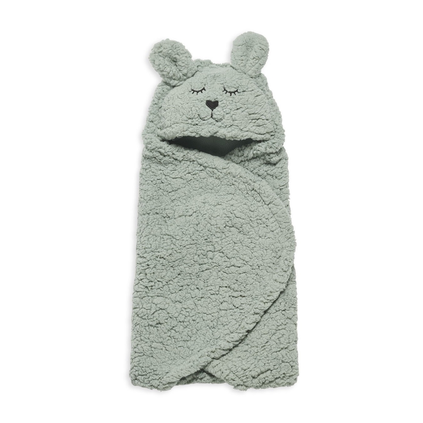 Jollein - Kapalohuopa fleece Bunny 100x105 cm Ash Green