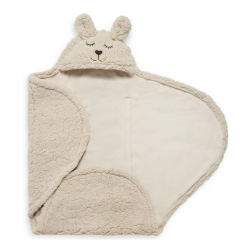 Jollein - Kapalohuopa fleece Bunny 100x105 cm Nougat