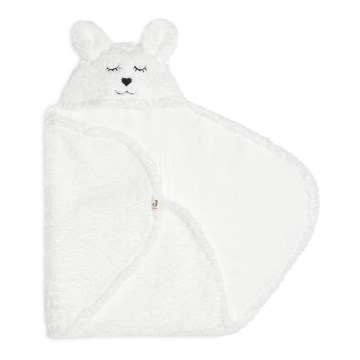 Jollein - Kapalohuopa fleece Bunny 100x105 cm Snow White
