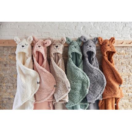 Jollein - Kapalohuopa fleece Bunny 100x105 cm Snow White
