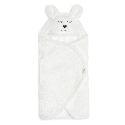 Jollein - Kapalohuopa fleece Bunny 100x105 cm Snow White