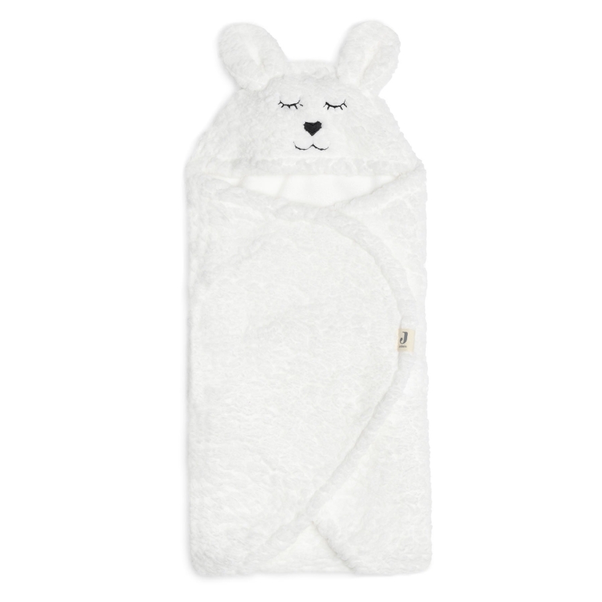 Jollein - Kapalohuopa fleece Bunny 100x105 cm Snow White