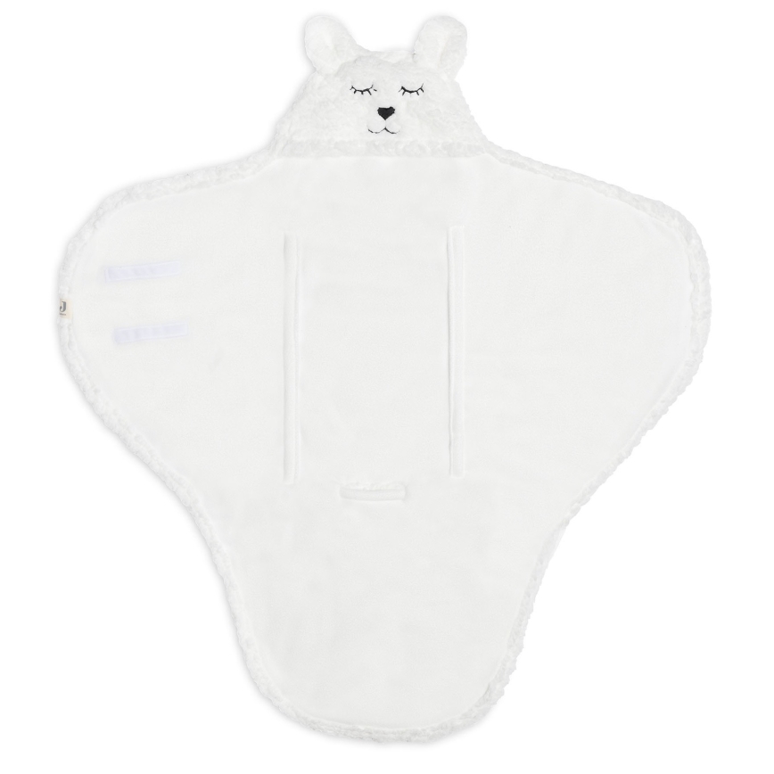 Jollein - Kapalohuopa fleece Bunny 100x105 cm Snow White