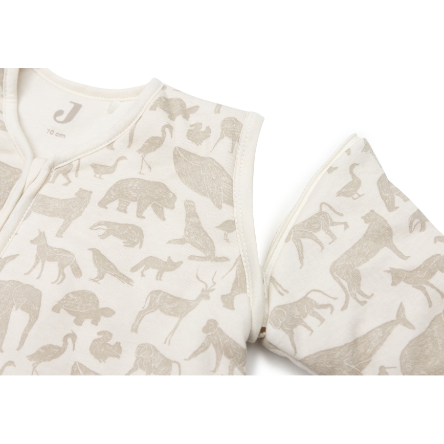 Jollein - Unipussi 2in1 3-9 kuukaudet 3 TOG Animals Nougat