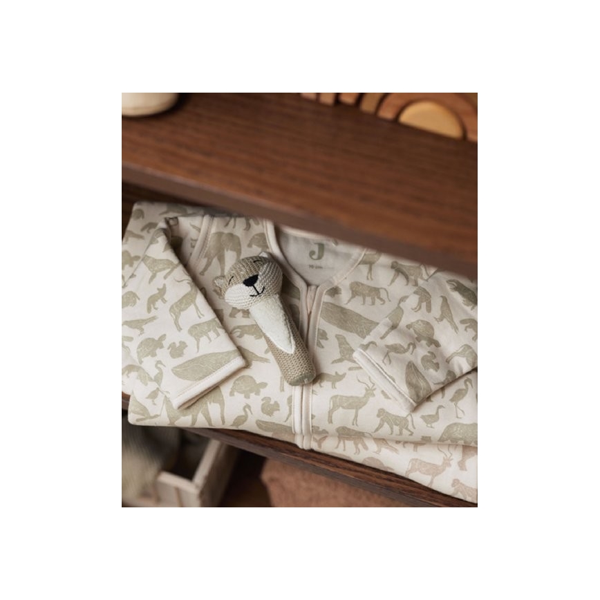 Jollein - Unipussi 2in1 3-9 kuukaudet 3 TOG Animals Olive Green