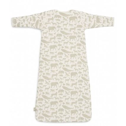 Jollein - Unipussi 2in1 3-9 kuukaudet 3 TOG Animals Olive Green