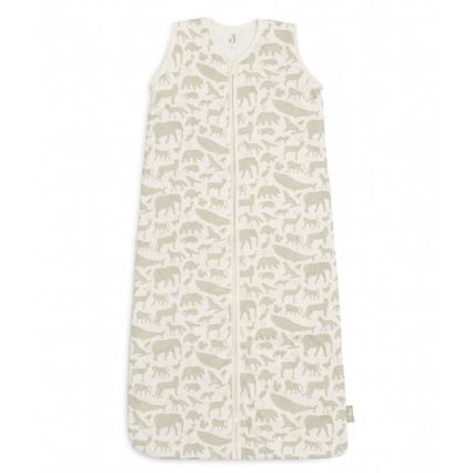 Jollein - Unipussi 2in1 3-9 kuukaudet 3 TOG Animals Olive Green