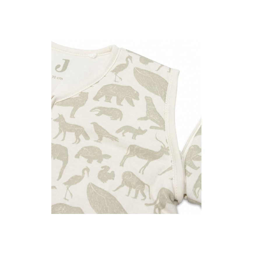 Jollein - Unipussi 2in1 3-9 kuukaudet 3 TOG Animals Olive Green