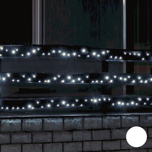 Jouluketju ulkokäyttöön 35m 500xLED / 230V kylmä valkoinen IP44