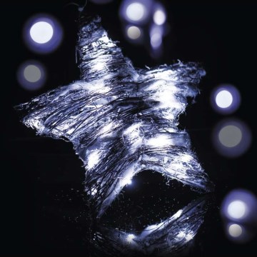 Joulukoriste  sisätiloihin IP20 STAR 30xLED / 3W / 4,5V